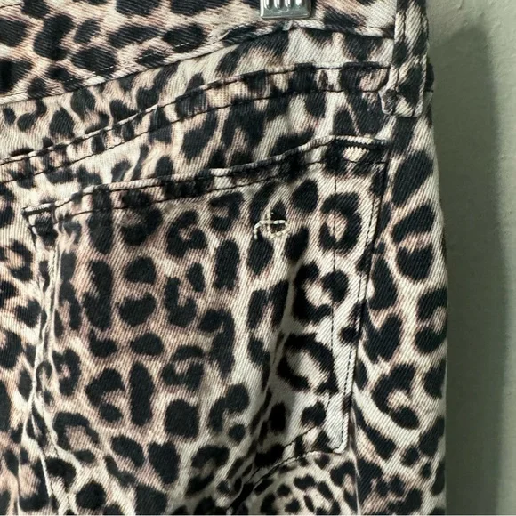 RAG & BONE Boyfriend Jeans Snow Leopard Print Mid-Rise Loose Fit Ankle Denim 27 - Picture 11 of 13